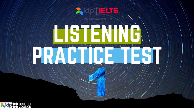 IELTS Listening Practice Test - 1 for 2023 Candidates