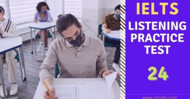 IELTS Academic Listening practice test pdf [TEST 24]