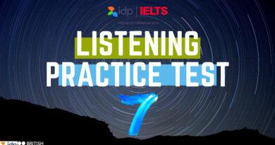 IELTS Listening Mock Practice Test - 7
