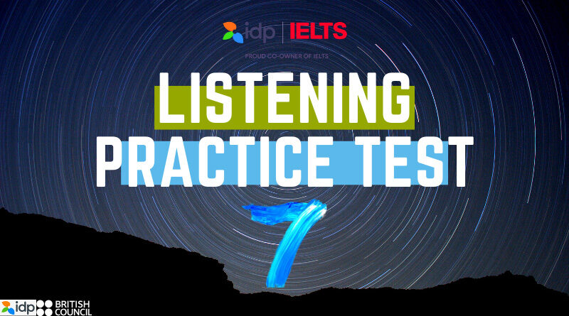 IELTS Listening mock Practice Test