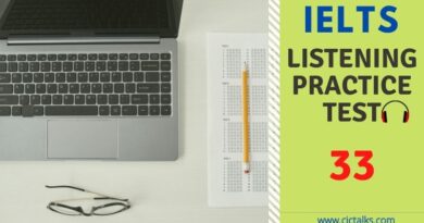 IELTS Listening online practice 2021