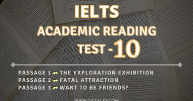 IELTS Academic Reading practice test with answers - TEST 10