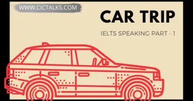 IELTS Speaking Part 1 - Car Trip [Q&A, Vocabulary]