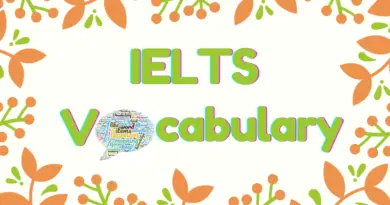 IELTS Speaking Band 7/8/9 Vocabulary Words List & Idioms [PDF DOWNLOAD]