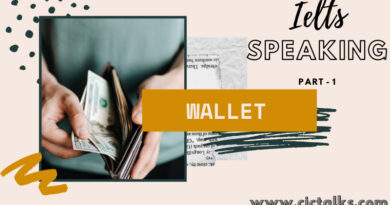 IELTS Speaking Part 1 - Wallet [Q&A, Band 9 Vocabulary]