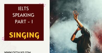 IELTS Speaking Part 1 - SINGING [Answers + Band 9 Vocabulary]