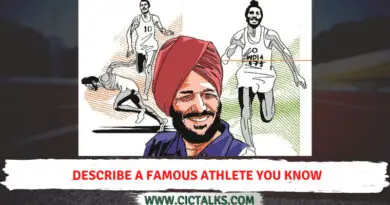 Describe a famous athlete you know [IELTS Cue Card]