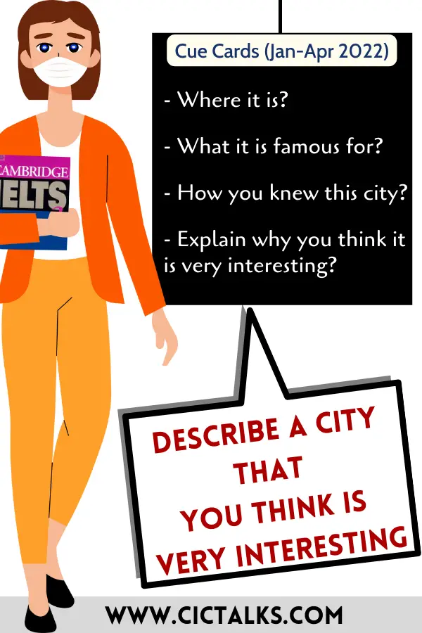 IELTS Speaking Part-2 Describe a city that you think is very interesting cue card topic