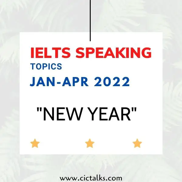 IELTS Speaking Part-1 New year questions answers