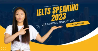 Latest IELTS Speaking SEP-DEC 2023 Cue Cards (PDF) and Follow ups