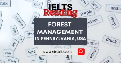 Forest management in Pennsylvania, USA: IELTS Reading with Answers
