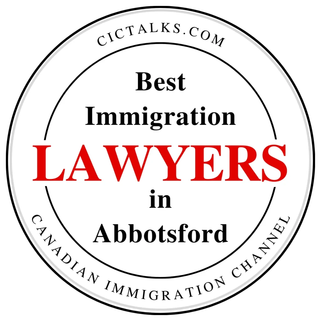 Best immigration lawyer in Abbotsford British Columbia Badge