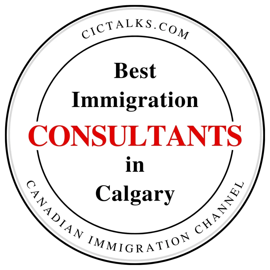 Best Calgary immigration consultancy badge