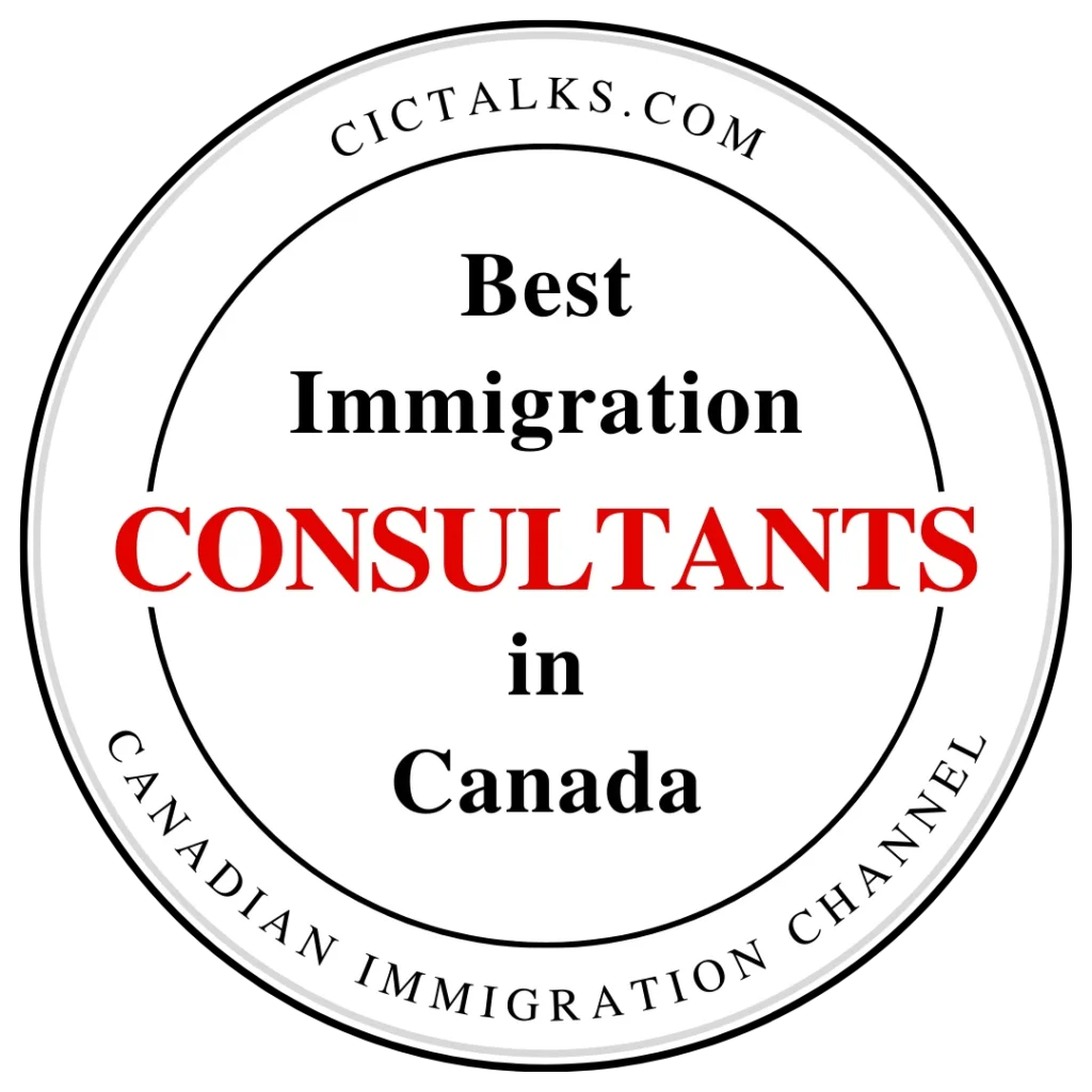 Best Canada immigration consultancy badge
