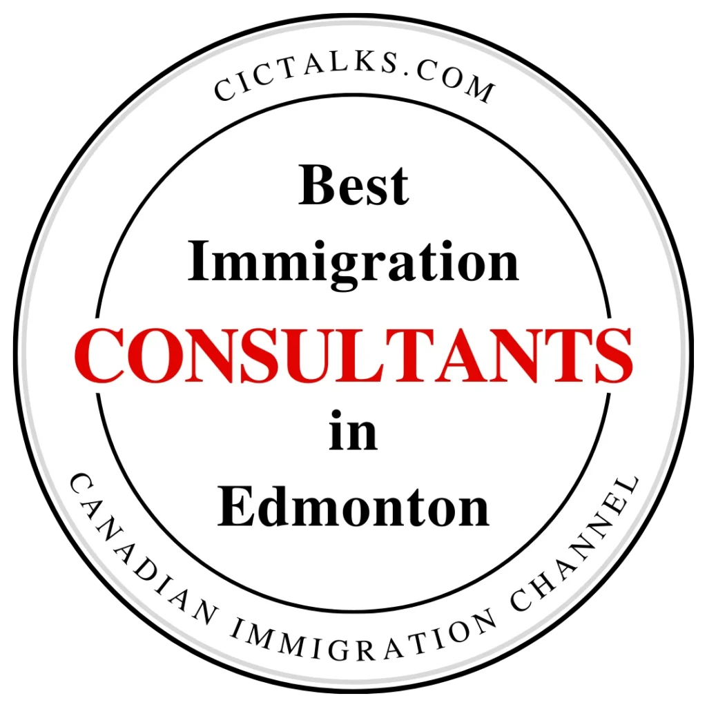 Best Edmonton immigration consultancy badge