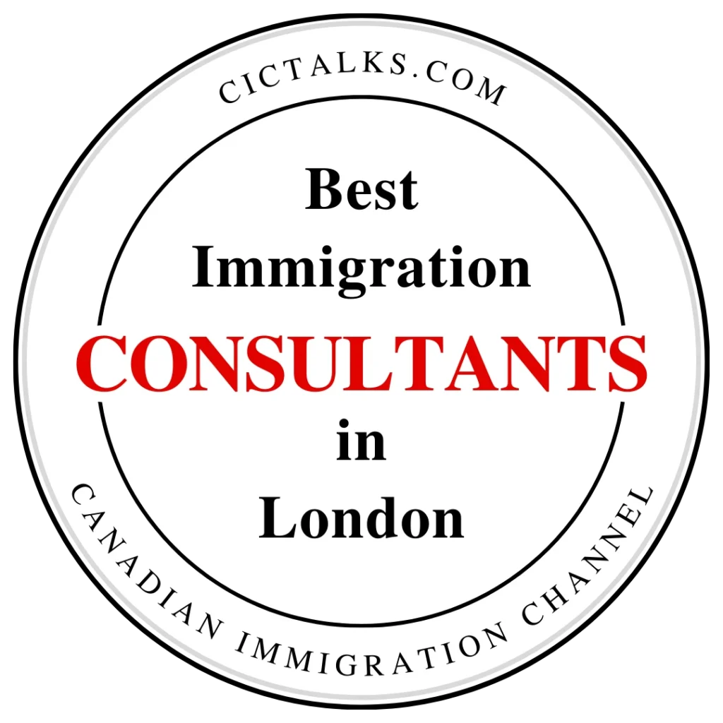 Best London immigration consultancy badge