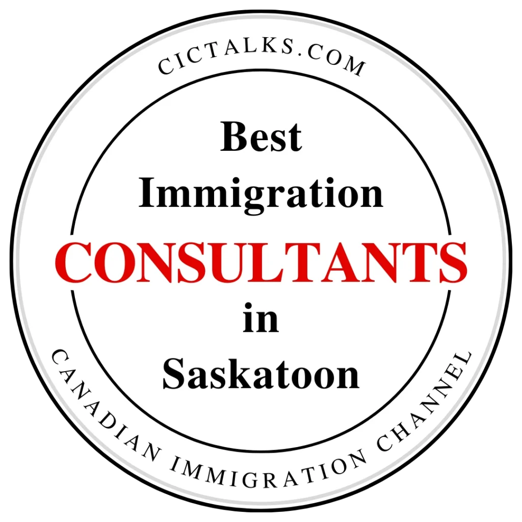 Best Saskatoon immigration consultancy badge