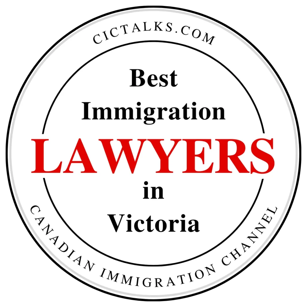 Best immigration lawyer in Victoria, British Columbia Badge