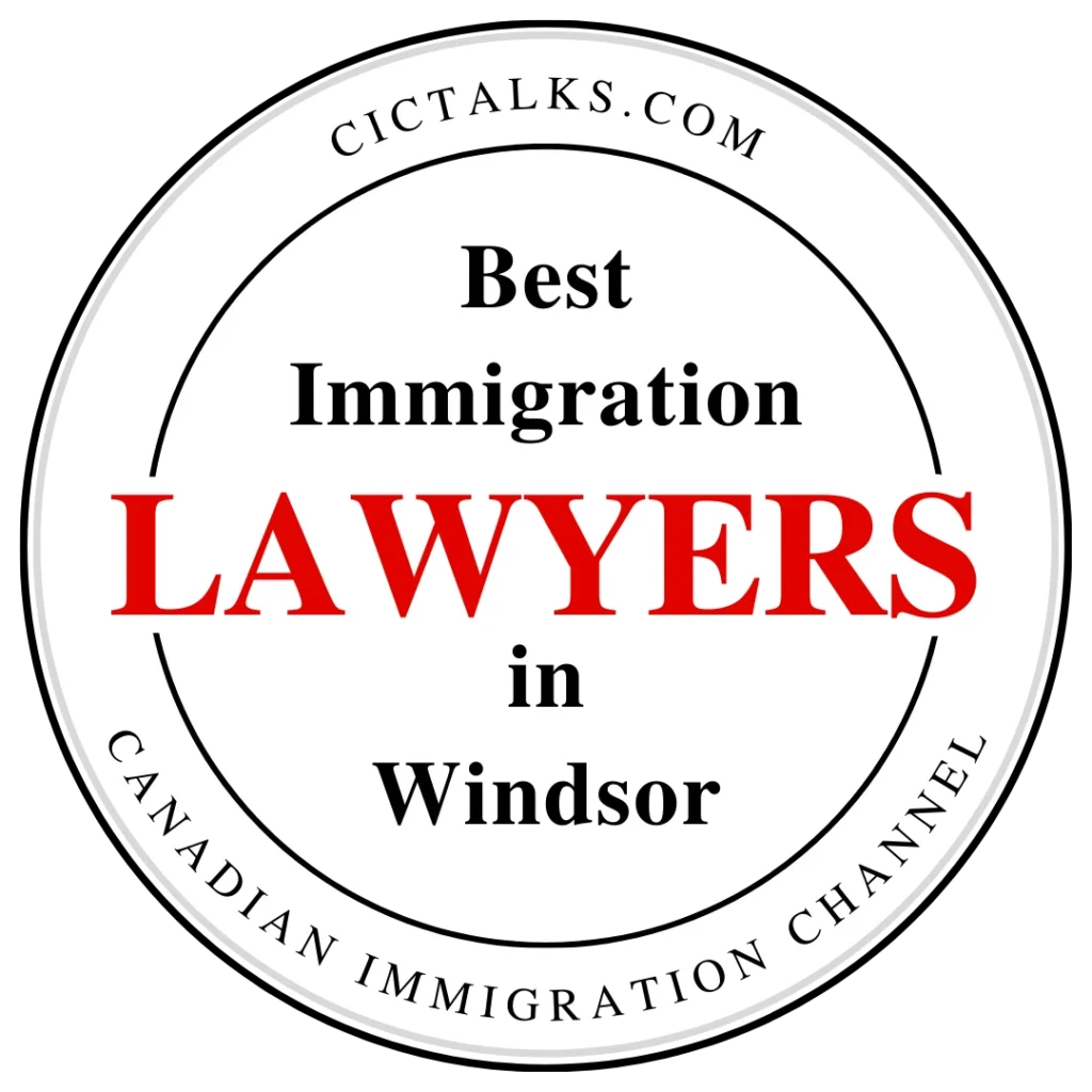 Best immigration lawyer in Windsor, Ontario badge